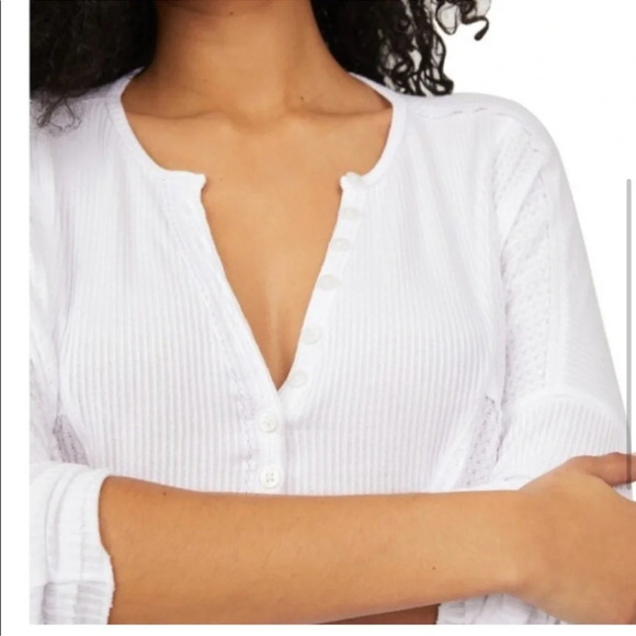 Free People Leo Henley Tee - Picture 3 of 8